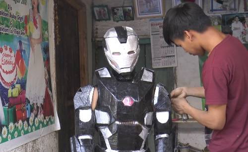 Iron man suit made by boy 1