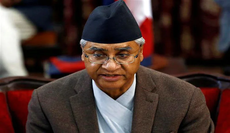 Nepal's Prime Minister Sher Bahadur Deuba