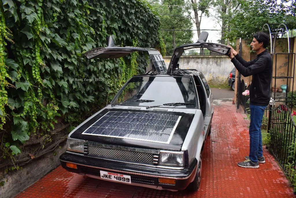 Bilal Ahmed Srinagar Solar Car 1