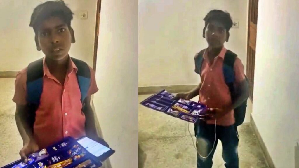 7 year old zomato delivery boy