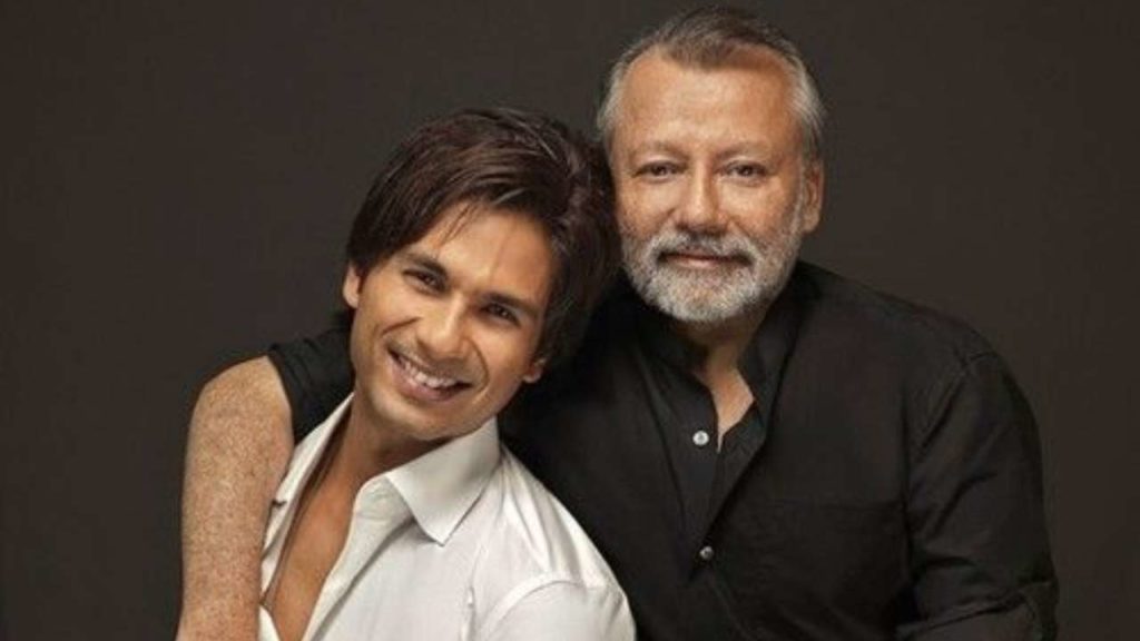 shahid kapoor with father