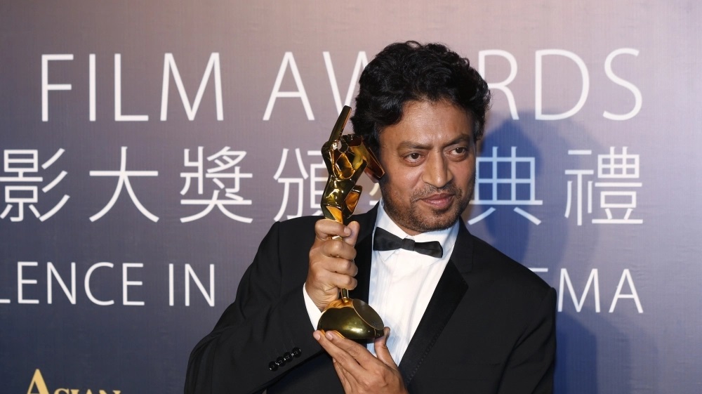 irfan khan with award