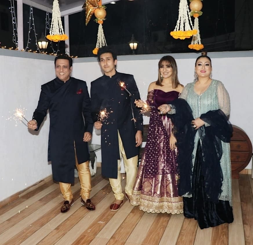 Govinda Ahuja Family Photo