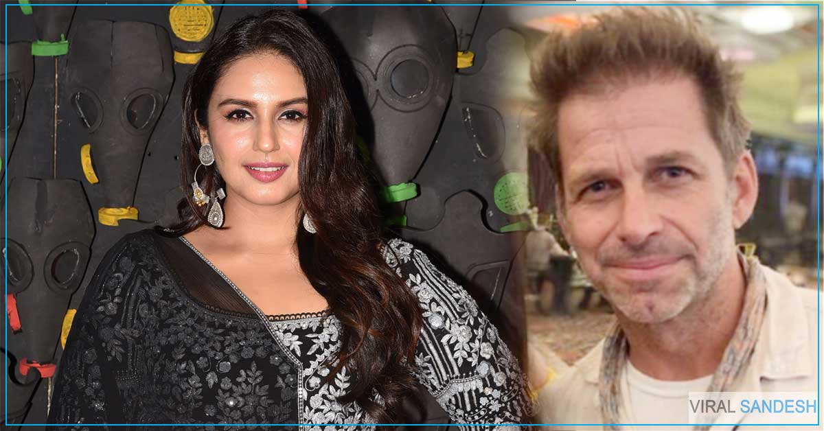 Huma Qureshi with Hollywood director Jack Snyder