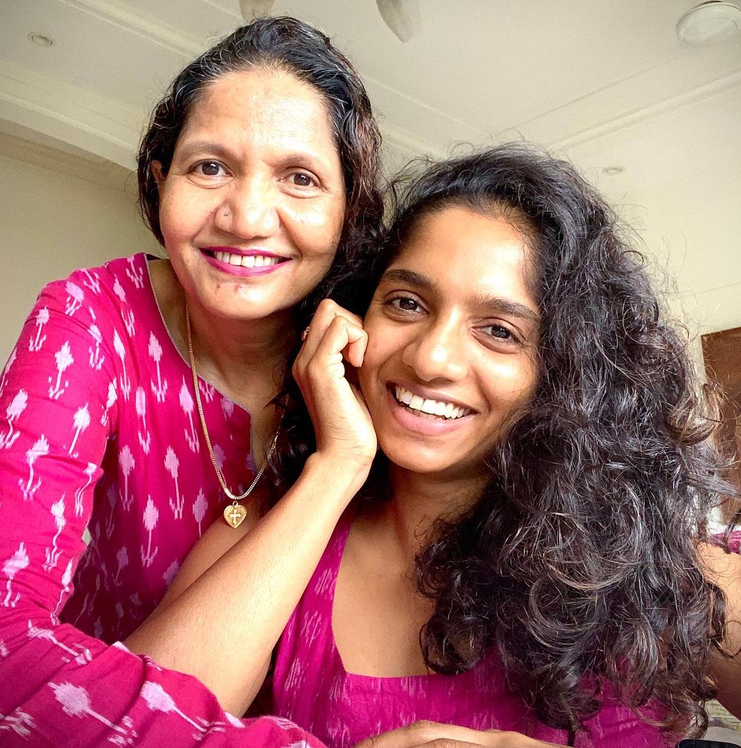 Jamie Lever with Mother