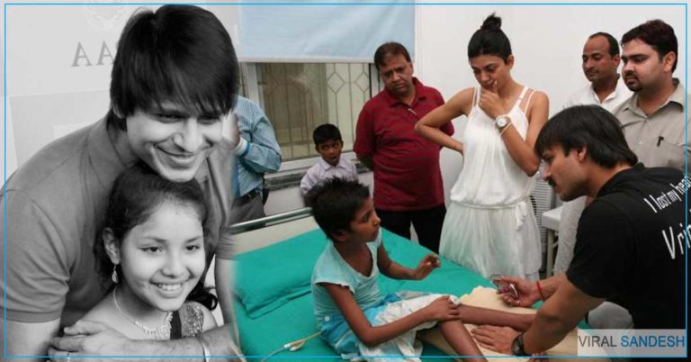 vivek oberoi donates earning to girl for treatment