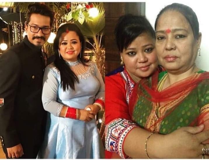 Bharti Singh with Mother husband