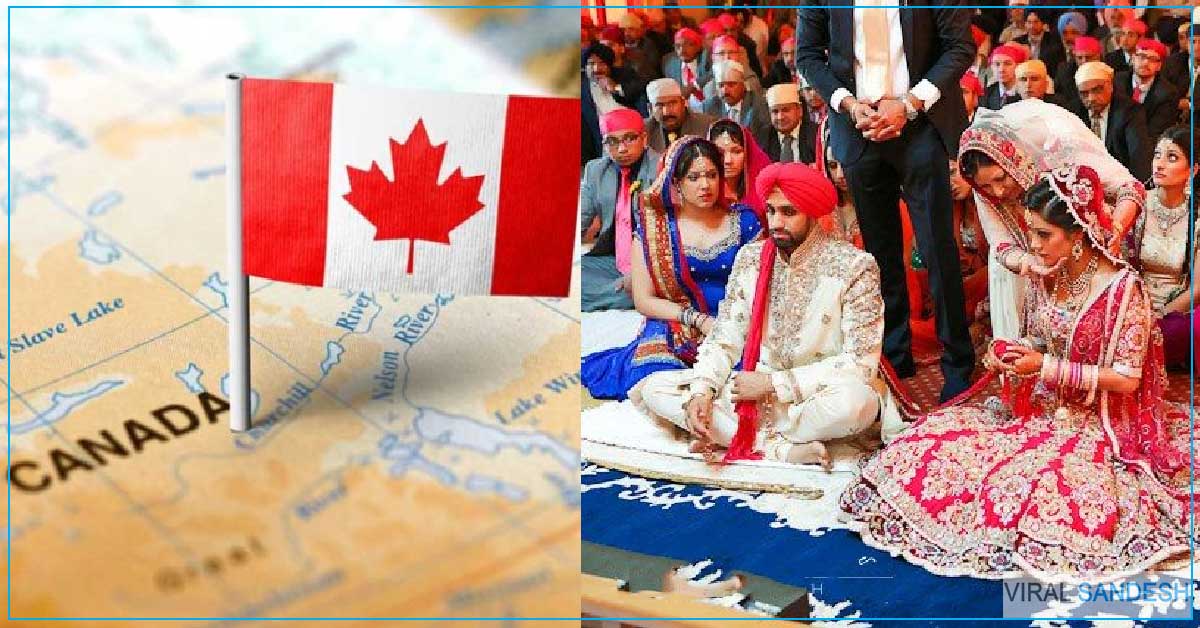 Wife went canada broke relation with husband