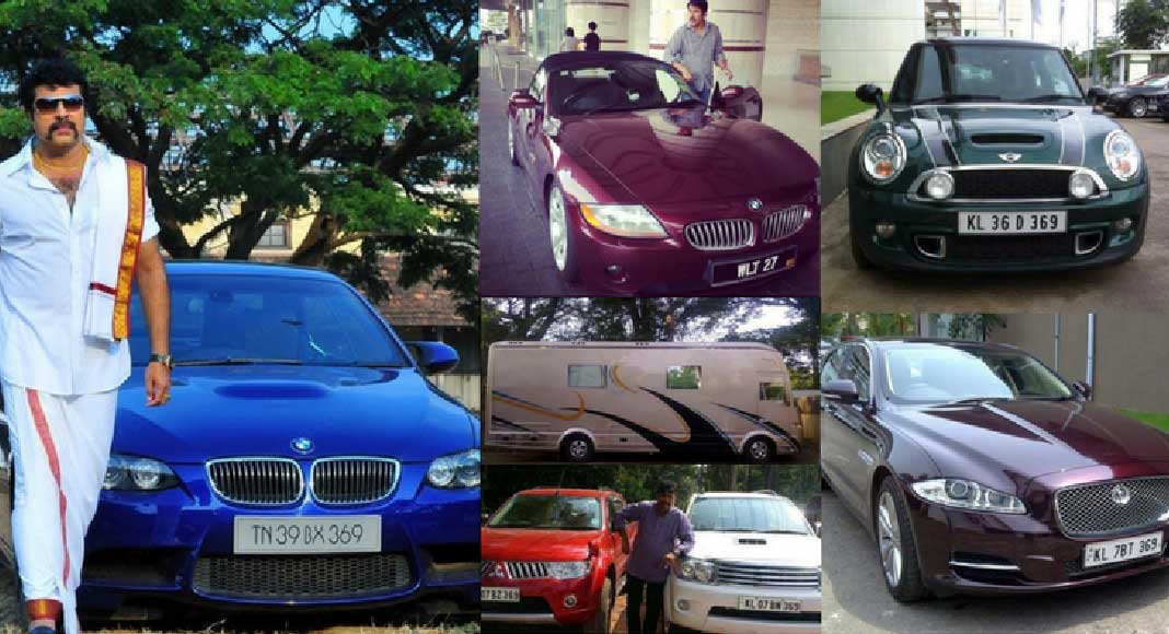 South Actor Mammootty car collection