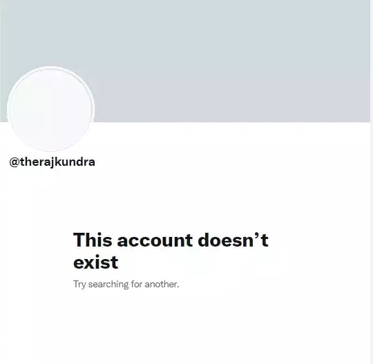 Raj Kundra Twitter Account