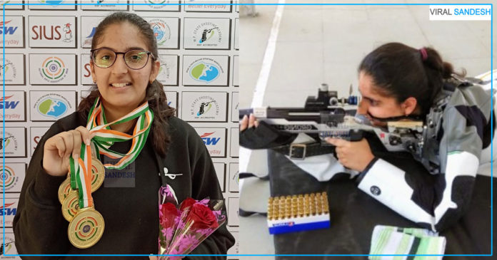 Miss Bandhvi singh Rifle shooter National champion 1