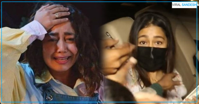 Neha Kakkar Crying in the car 1