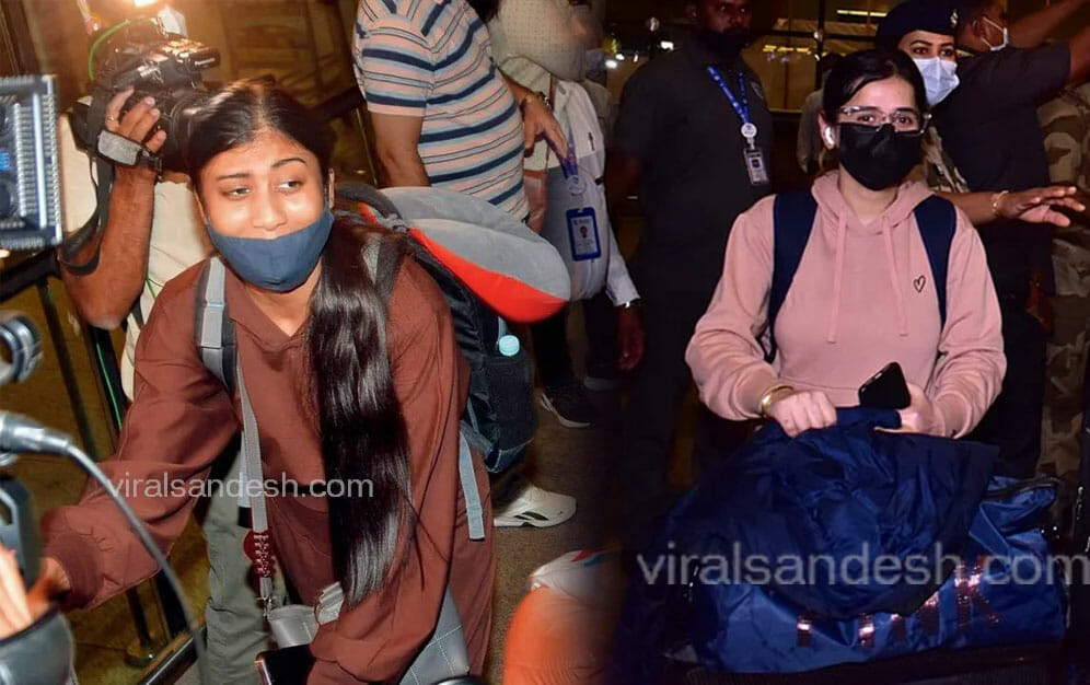 Indian Students retrn to mumbai airport from ukraine 1