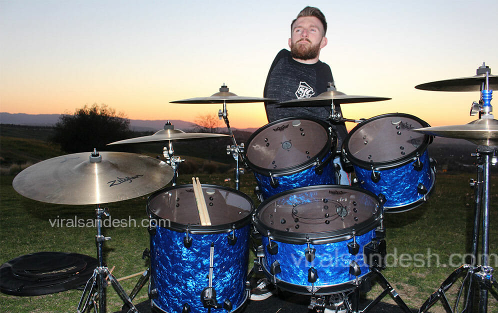 Daniel Potts drums with legs 2