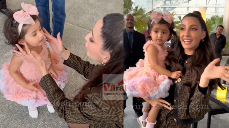 Nora Fatehi Dance with little girl