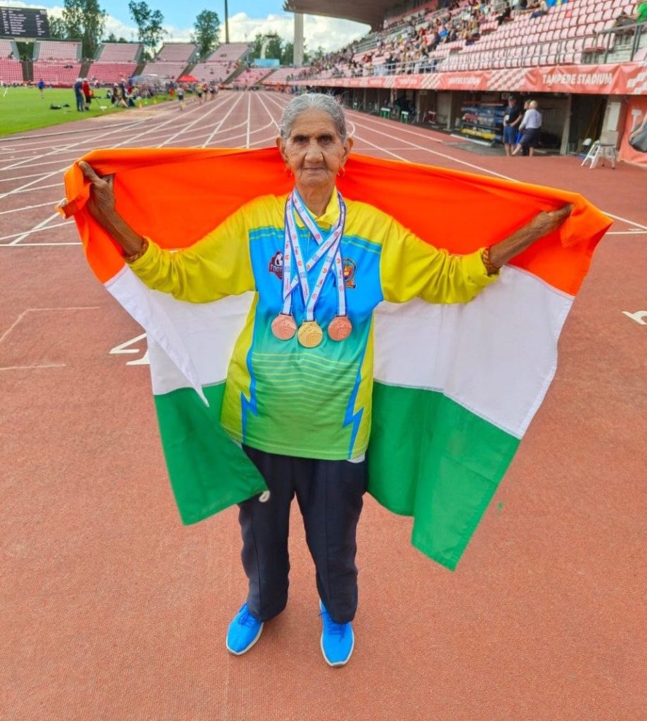 Bhagwani Devi Ji has won a GOLD medal