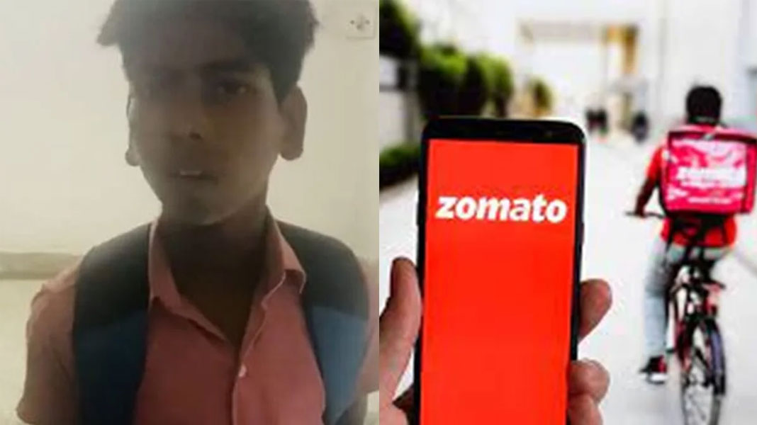7 year old zomato delivery boy 1