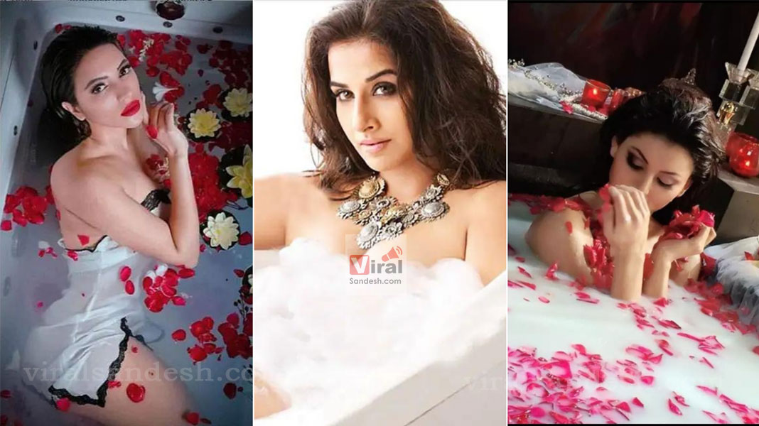 Bollywood Actress Bathtub Photoshoot