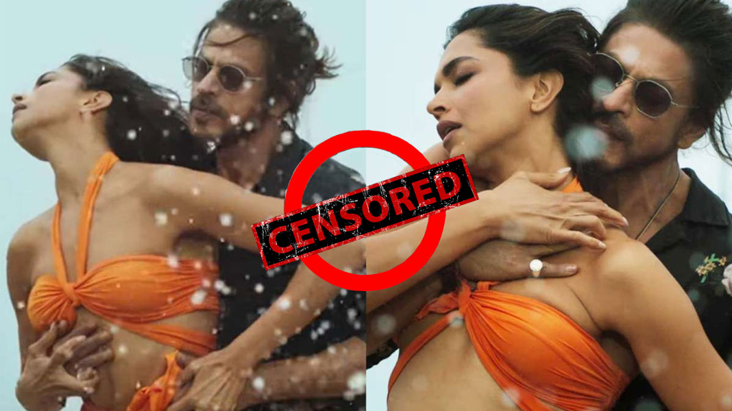 Deepika Padukone Pathan Poster censored