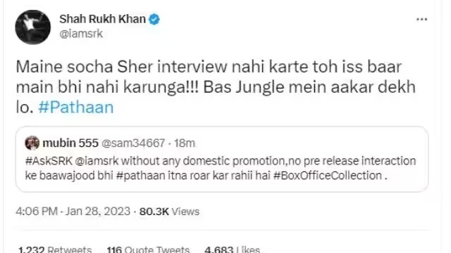 shahrukh khan interview