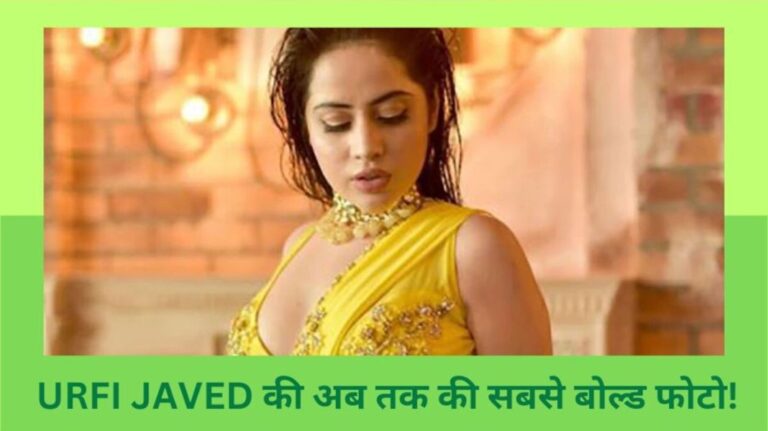 Urfi Javed Braless Covers Breasts with Hands