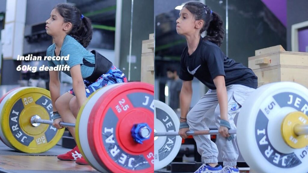 Youngest Weightlifter Arshiya Goswami
