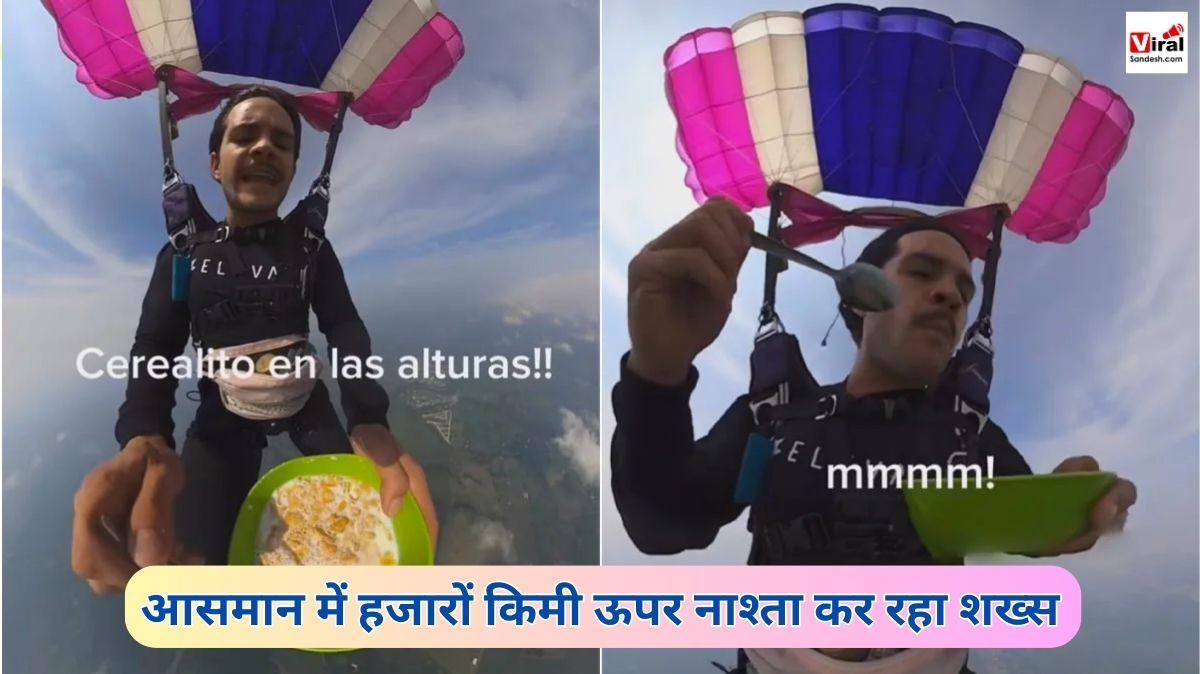 Skydiver Viral Video